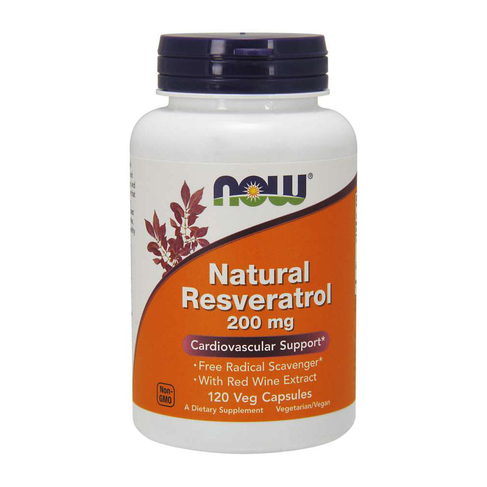 나우푸드 내츄럴 레스베라트롤 200 mg 120식물성캡슐