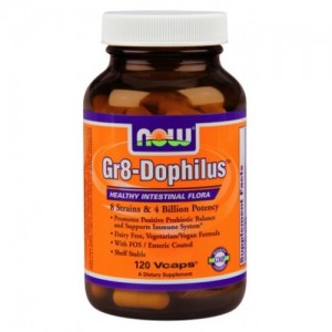[해외]Now Foods, 나우푸드 유산균 Gr8-Dophilus - 120 Vcaps(해외직구 미국직배송)